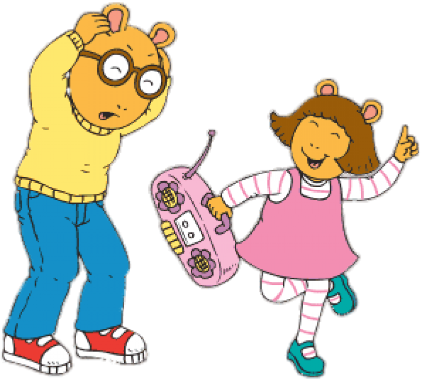 Free Png Download Arthur's Sister Plays Annoying Music - Siblings Annoying Each Other Clipart (850x780), Png Download