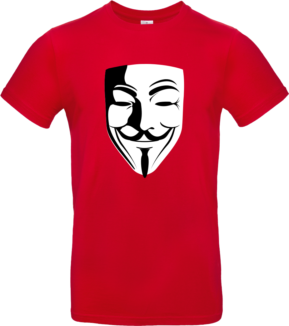 Guy Fawkes T-shirt B&c Exact - Love Shirt (1044x1044), Png Download