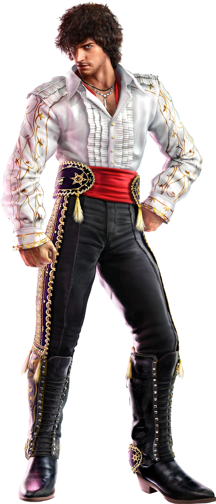 Miguel Caballero Rojo - Tekken 6 Miguel Caballero Rojo (962x1800), Png Download
