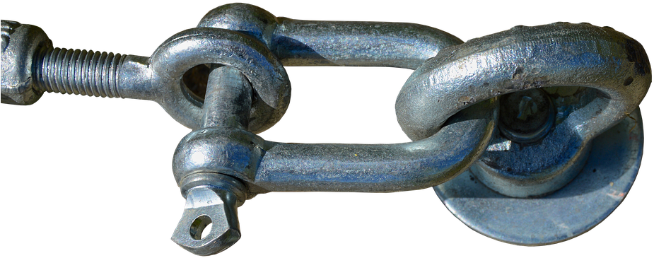 Shackles, Eyelet, Fixing, Rope Tensioner, Metal - Rope (960x520), Png Download