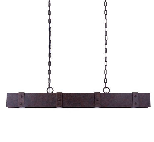 Светильник Подвесной Ledger Iron Rusty - Chain (800x800), Png Download