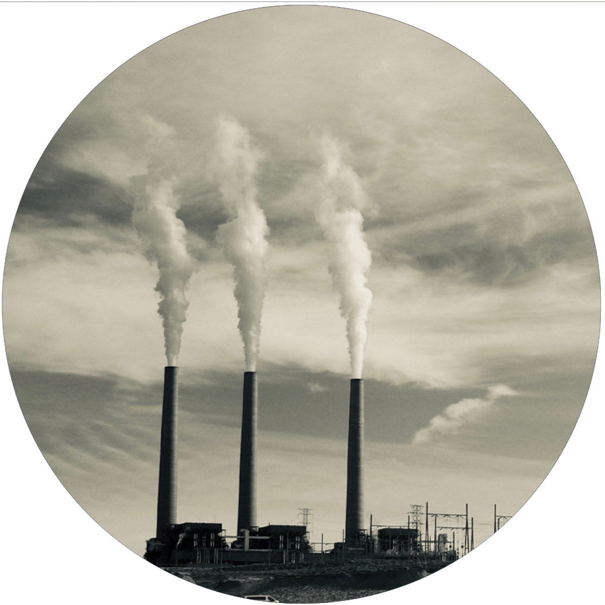 Greenhouse Gases - Smoke (1200x1201), Png Download