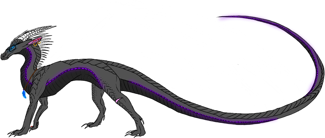 Original Sketch By Nightstrike, Colored/messsed With - Dragon (1136x640), Png Download