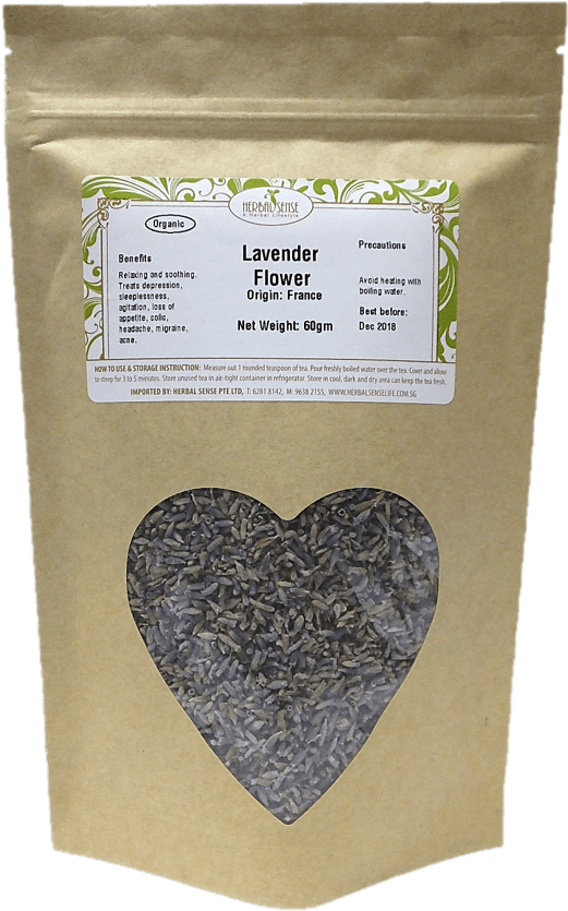 Lavender Flower 60 Gm - Heart (715x953), Png Download