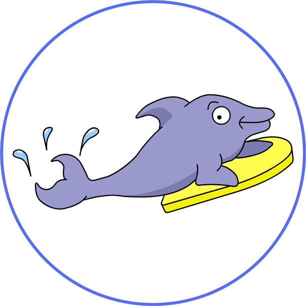 Dolphins 5 Yo - Cartoon (612x612), Png Download