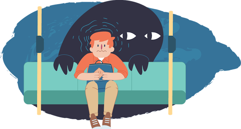 Via W - W - Norton - Ansiedad Png (800x427), Png Download