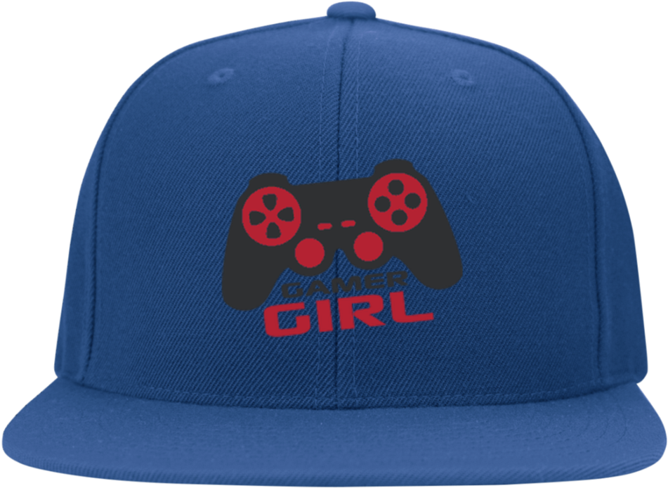Gamer Girl Controller Flexfit Cap - Baseball Cap (960x960), Png Download