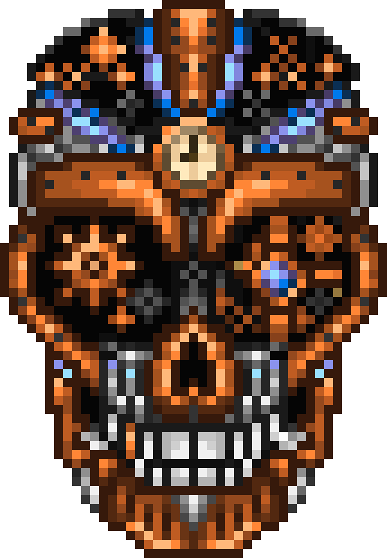 Pixilart Cog Lord Boss - Terraria Boss Fan Art (774x1116), Png Download