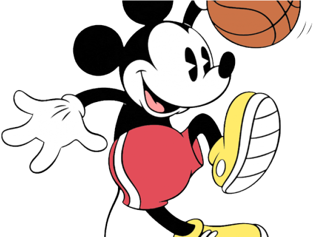 Basketball Clipart Donald Duck - Disney Characters Playing Sports (640x480), Png Download
