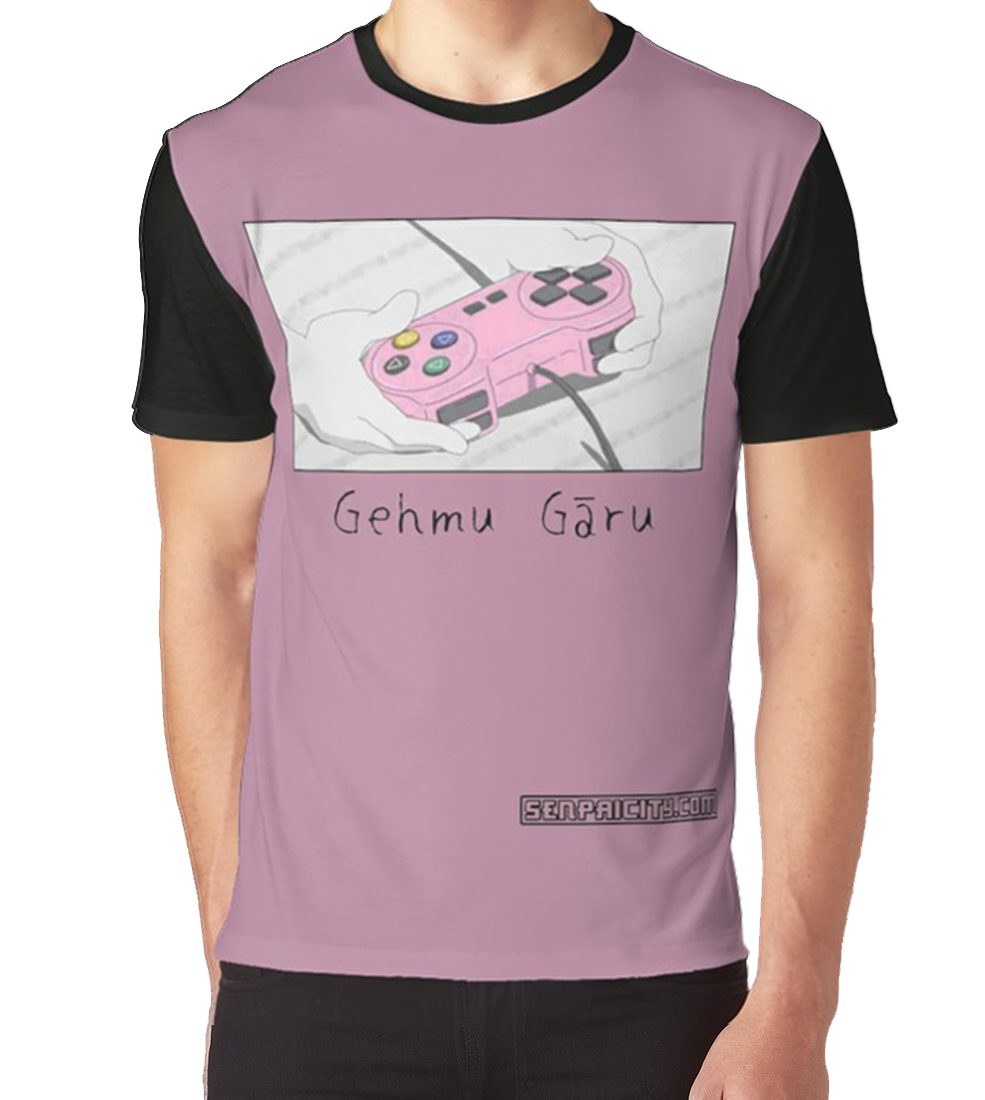 'gamer Girl' Graphic Tee - Pantone Living Coral Tshirt (985x1100), Png Download