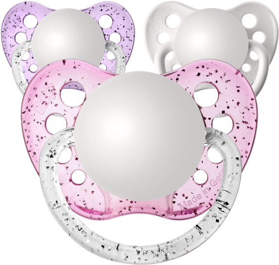 Girl Personalized Pacifiers - Daddy's Princess Pacifier (590x563), Png Download