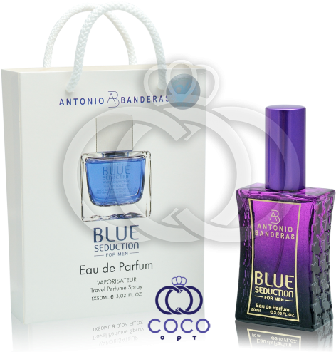 Antonio Banderas Blue Seduction For Men In Gift Pack - Cosmetics (637x637), Png Download