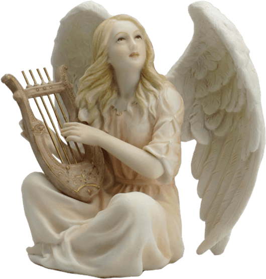 Angel Lyre (555x555), Png Download