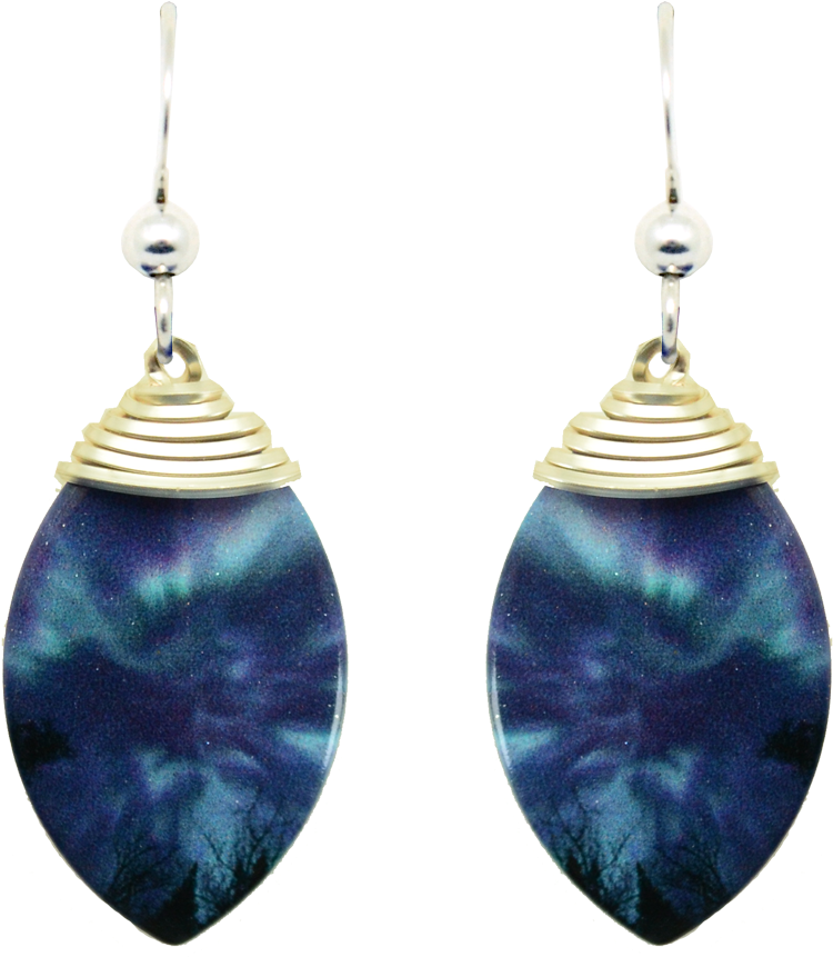 On Angel's Wings - Earrings (1000x1000), Png Download