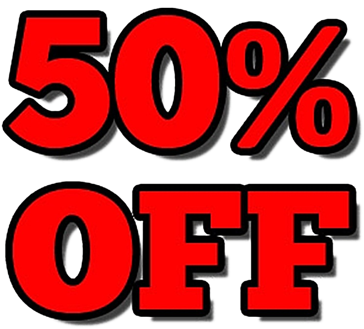 50 Off Png Image Hd - 50 Discount Png (750x750), Png Download