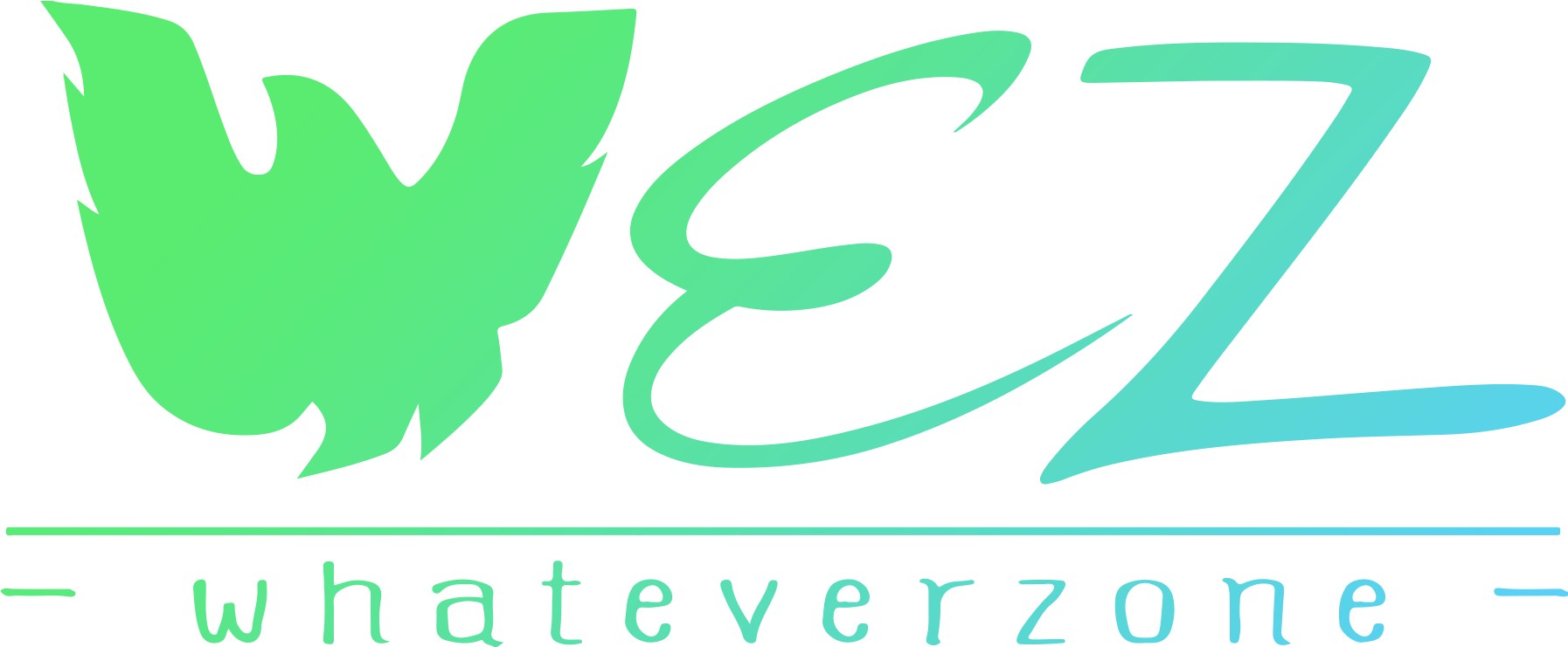 Wezlogo2crop (1842x801), Png Download
