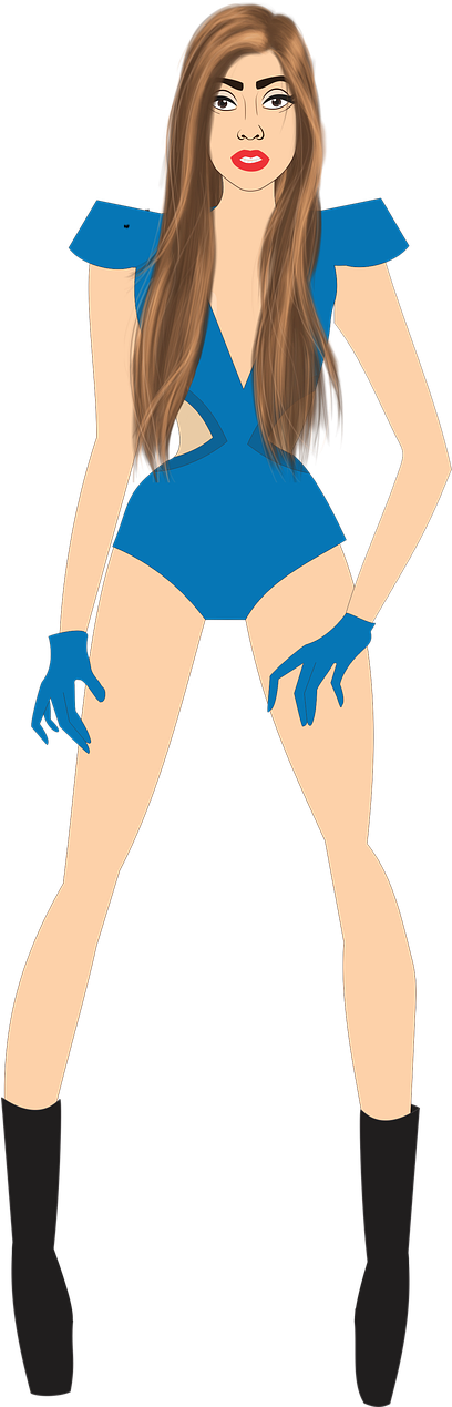 Girl (407x1280), Png Download