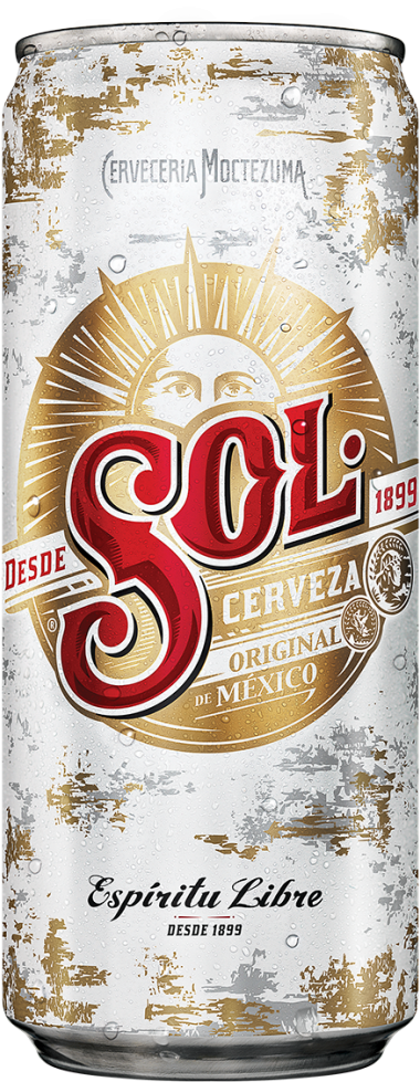A Sol Premium, Cerveja De Origem Mexicana Do Portfólio - Cerveza Sol (460x1024), Png Download