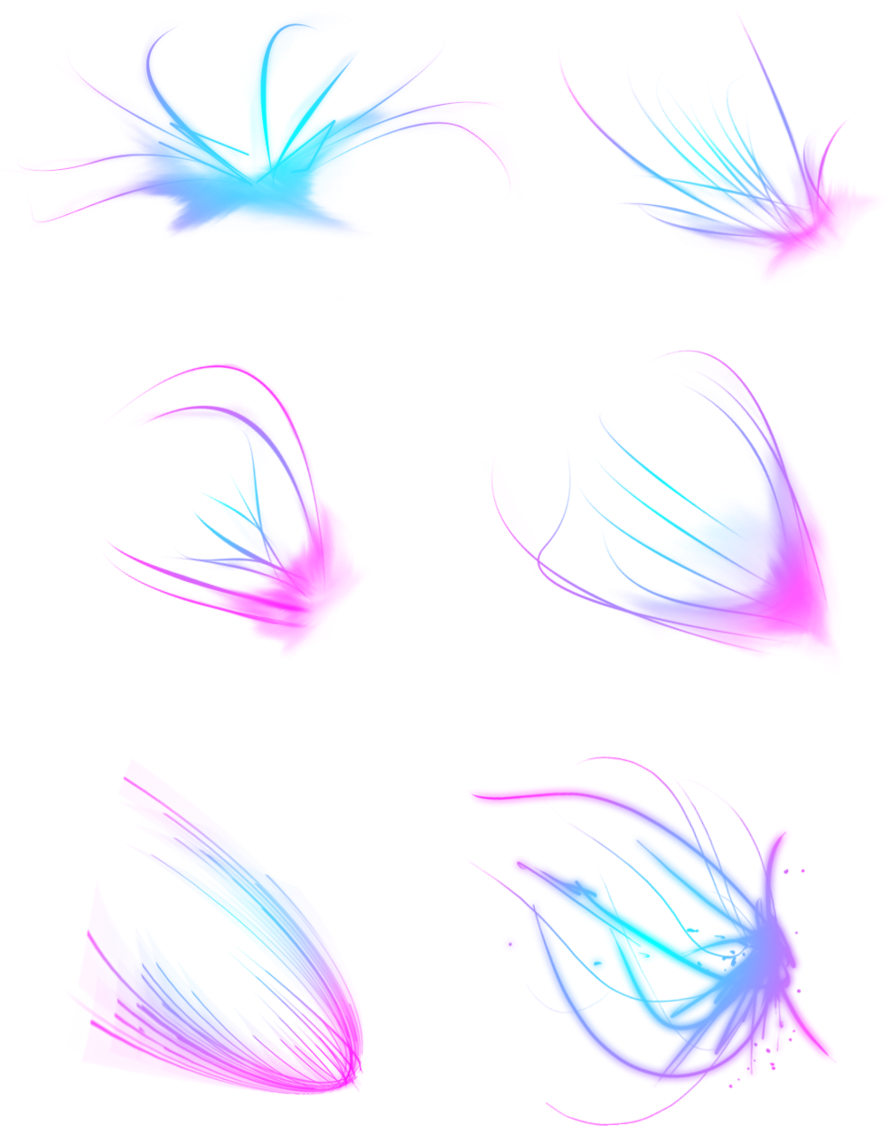 Light Effect Red Blue Gradient Illuminating Elements - Grafica Design (1024x1369), Png Download