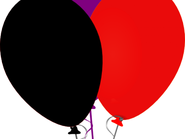 Black Balloons Cliparts - Balloon (640x480), Png Download