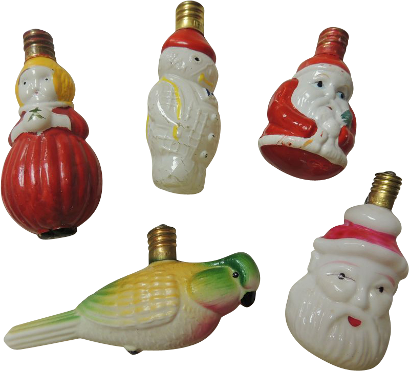 Vintage Milk Glass Christmas Lights (944x944), Png Download