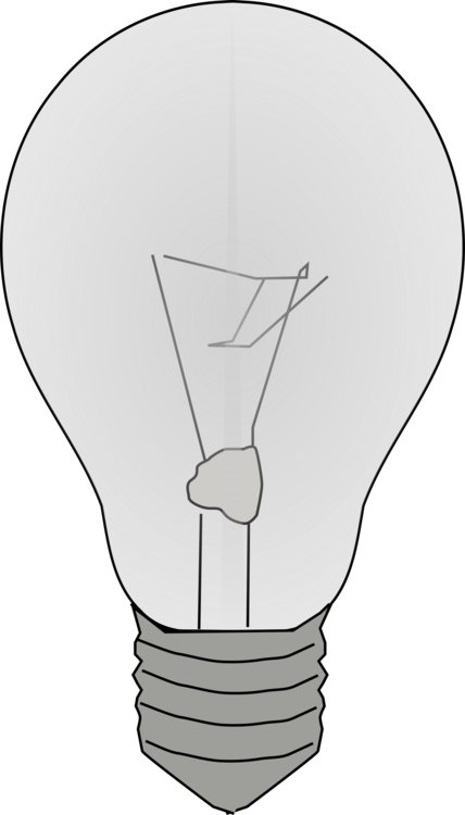 Clip Art Christmas Download Incandescent Light Bulb - Incandescent Light Bulb (428x750), Png Download