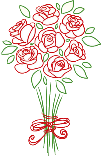 Ramo Flores Dibujo Boceto Dise O Floral - Illustration (916x1108), Png Download