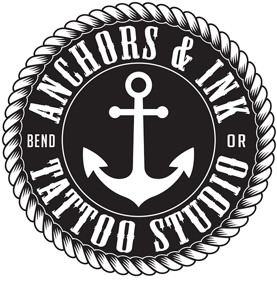 Anchors & Ink Tattoo Studio And School - Anchors And Ink Tattoo Studio (600x599), Png Download