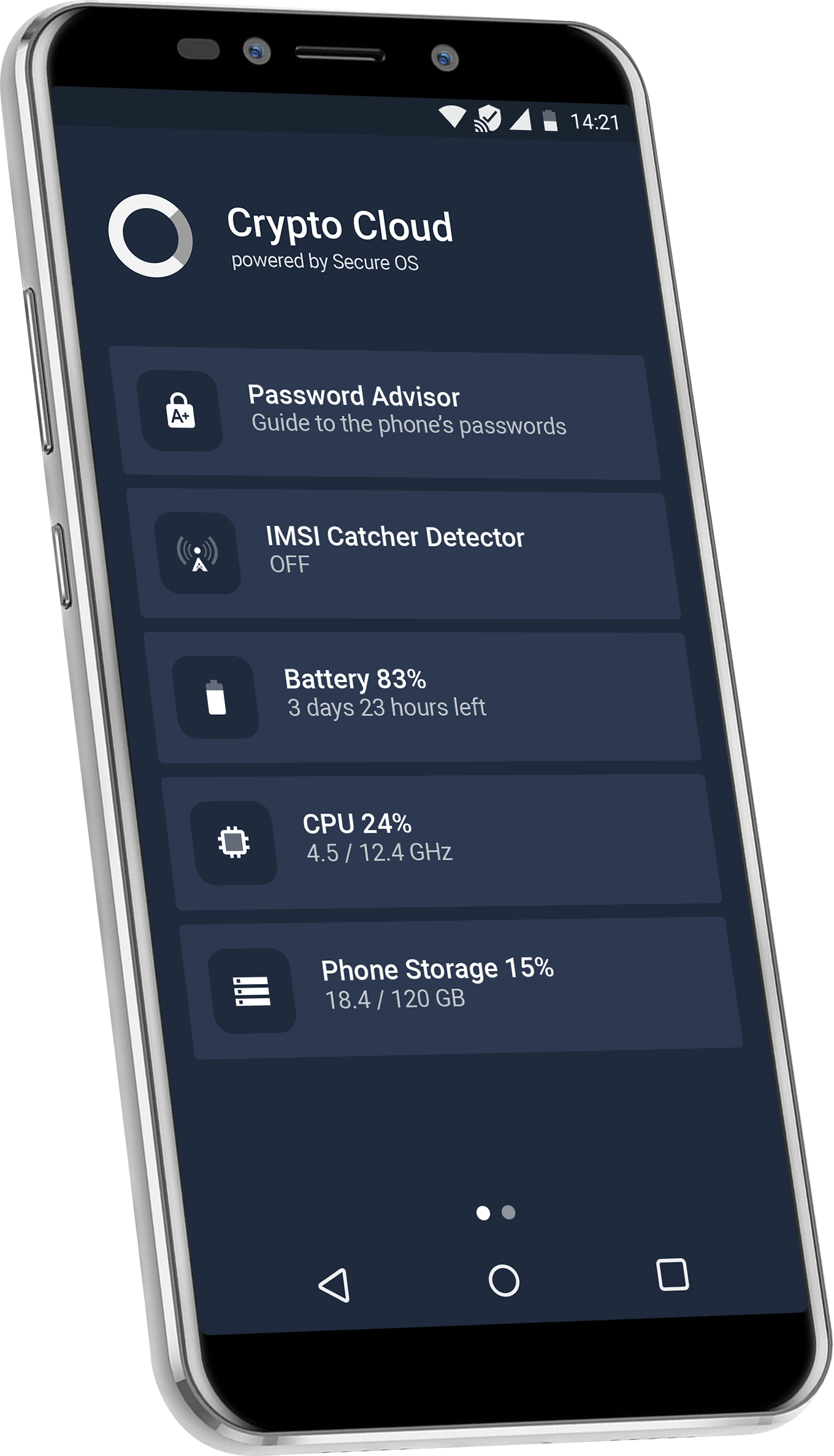 Cryptocloud - Smartphone (1360x2373), Png Download