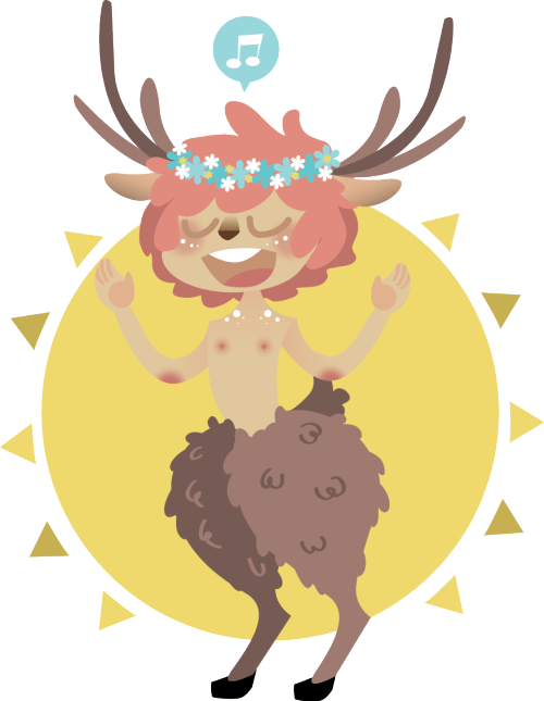 Clipart Santa Reindeer - Cartoon (500x645), Png Download