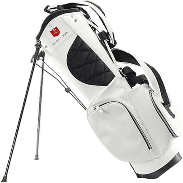 White Golf Stand Bag (600x957), Png Download