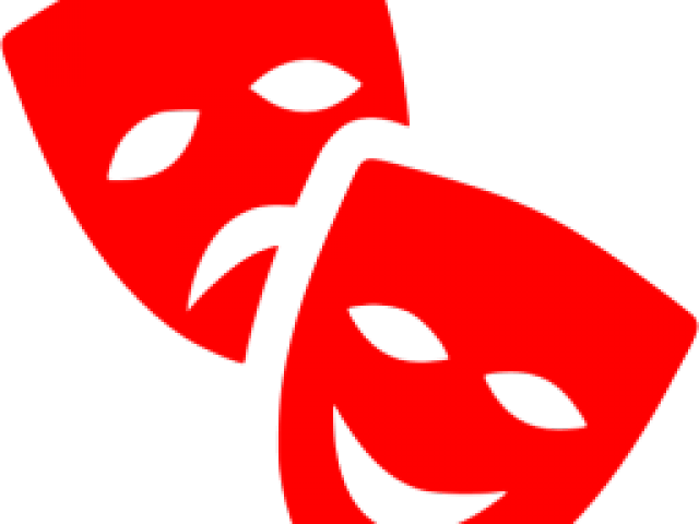 Theatre Masks Png Green (640x480), Png Download