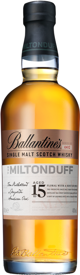 Ballantines Miltonduff 15 (400x1026), Png Download