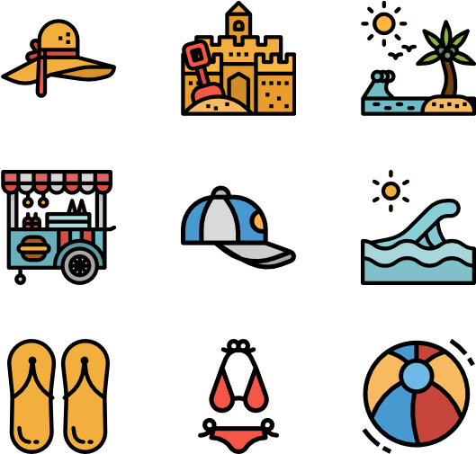 Download Beach Icon Packs Vector Svg Psd Png - Teamlead Flaticon - HD ...