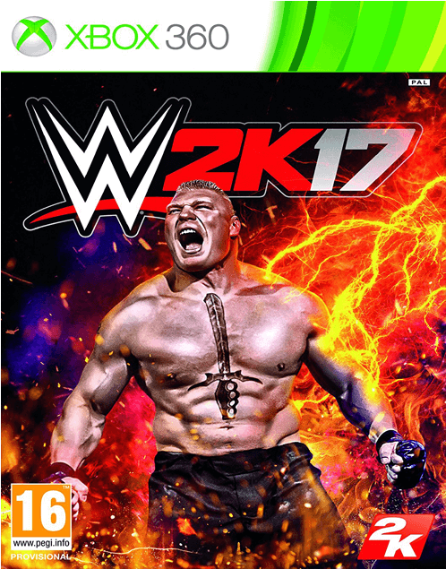 Wwe 2k17 - Wwe 2k17 Cover Xbox 360 (552x700), Png Download