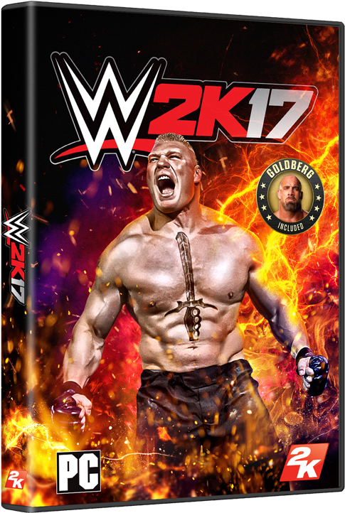 2k는wwe 비디오게임 프랜차이즈의 최신작 Wwe 2k17을 2017년 2월 7일 윈도우 Pc버전으로 - Wwe 2k17 Cover Xbox 360 (540x750), Png Download