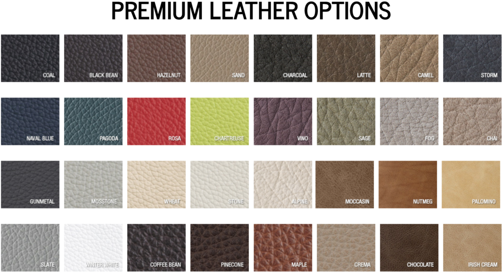 Flush Mount Leather Options - Lenzing Color Trends Fall 2019 (1000x565), Png Download
