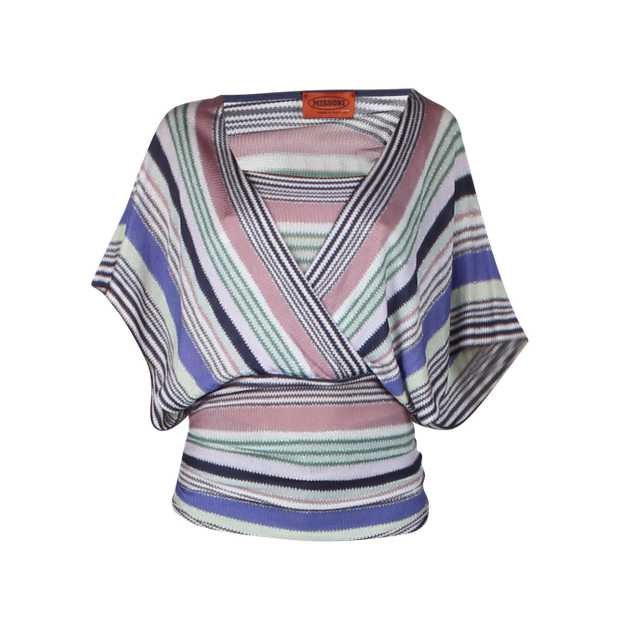 Missoni Purple Blue & Green - Scarf (620x620), Png Download