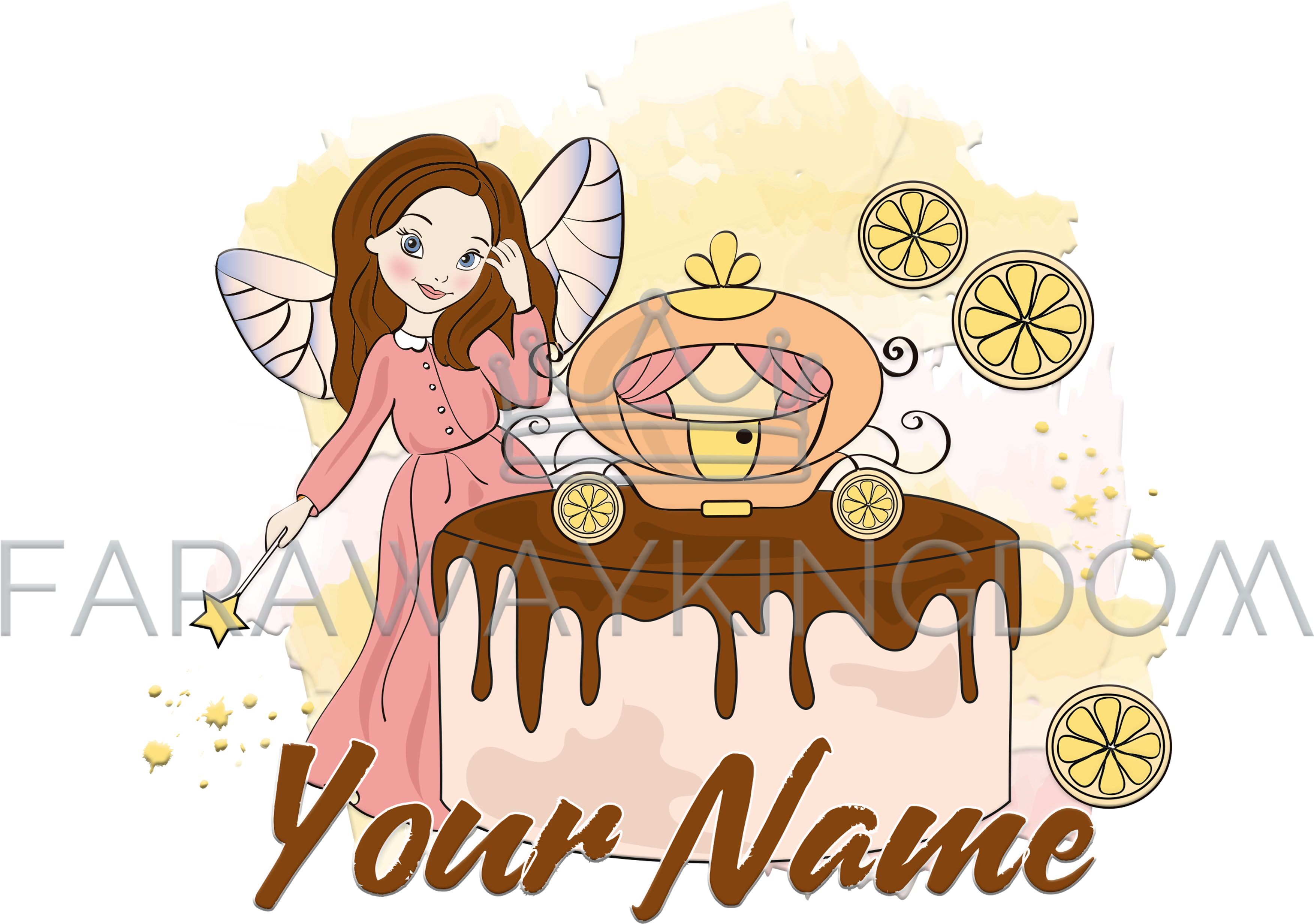 Fairy Cake - Cartoon (3508x2480), Png Download