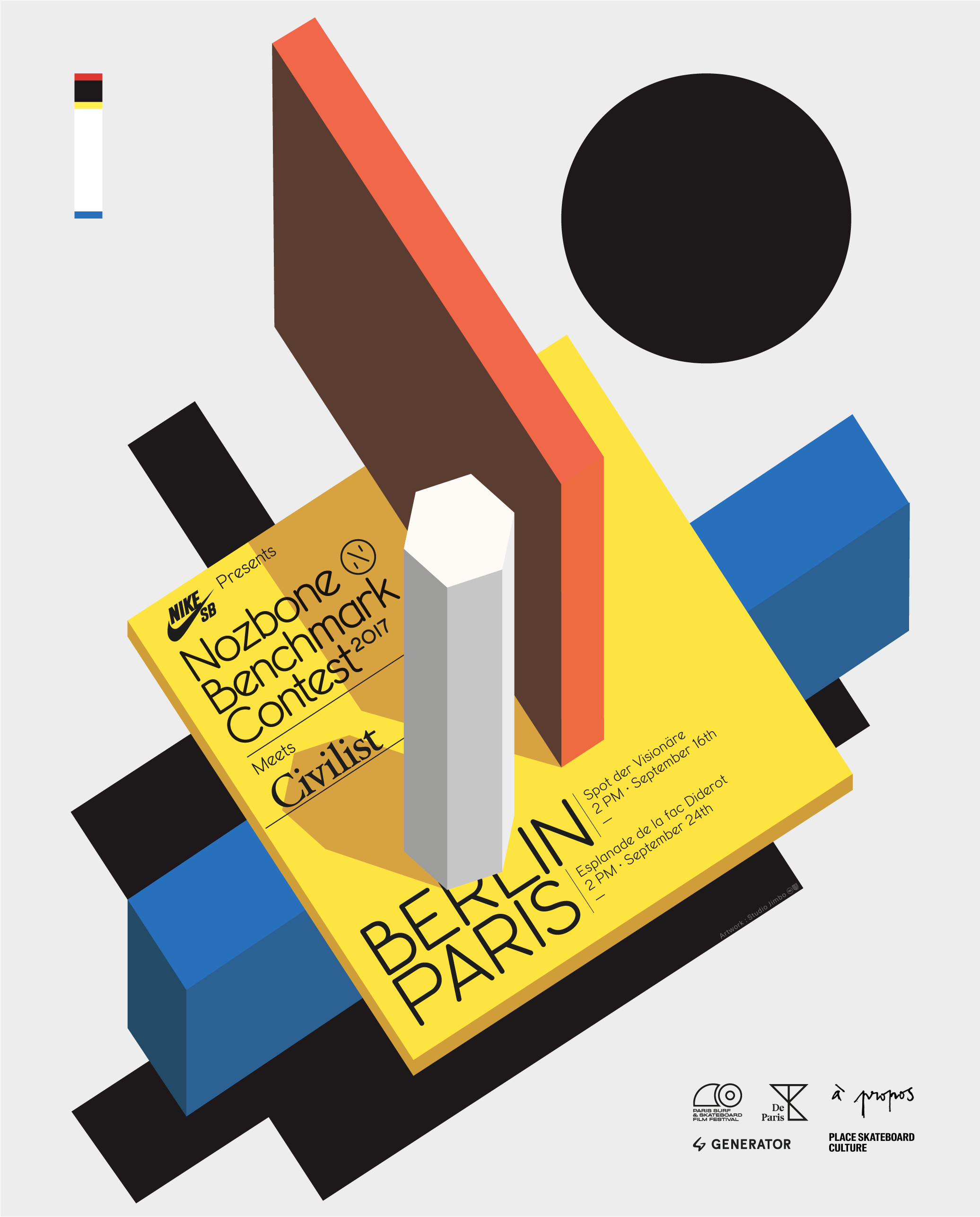 Nike Sb Present The 10th Nozbone Benchmark Contest - Graphic Design (4613x2572), Png Download