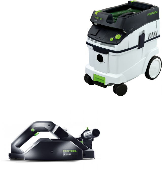 Festool's Hl 850 E Planer & Ct 36 E Dust Extractor, - Festool Ct 36 E (665x700), Png Download