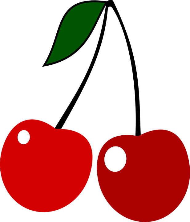 Cherry Clipart Ceri - 열매 일러스트 Png (617x720), Png Download