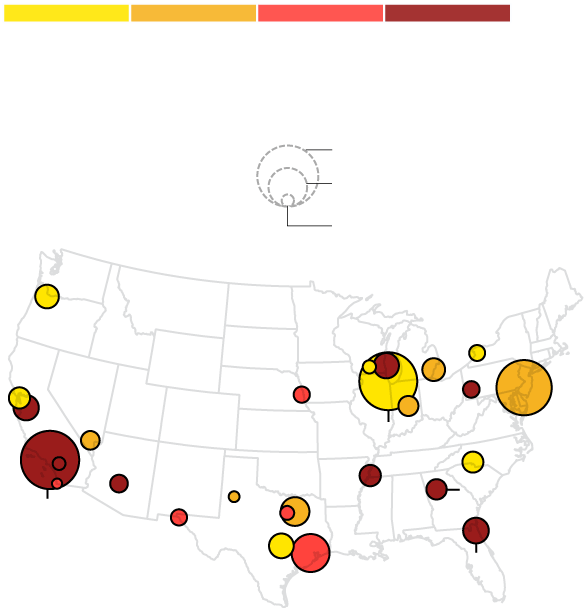 Percentage Of City Spending That Goes Toward Fixed - Mlb Map 1950 (588x608), Png Download