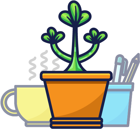 Eoy Infographic Emaildesign Officeplants - Illustration (834x436), Png Download