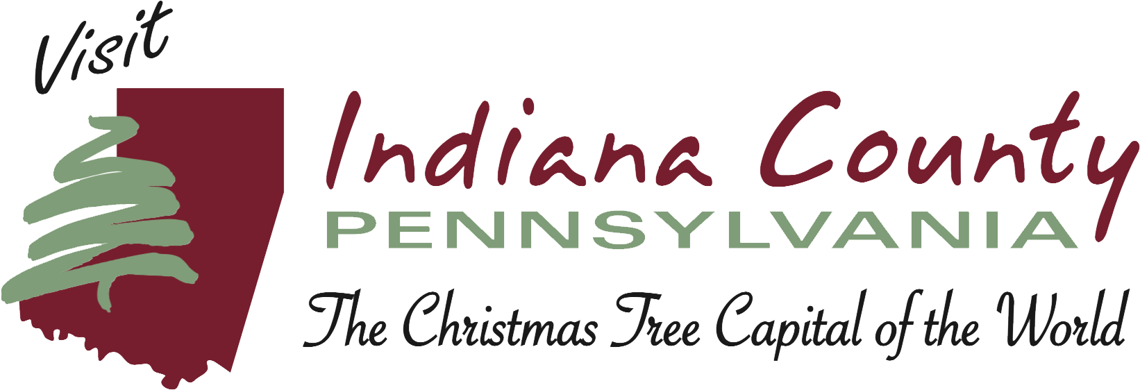 Indiana County Tourist Bureau Logo - Calligraphy (1660x568), Png Download
