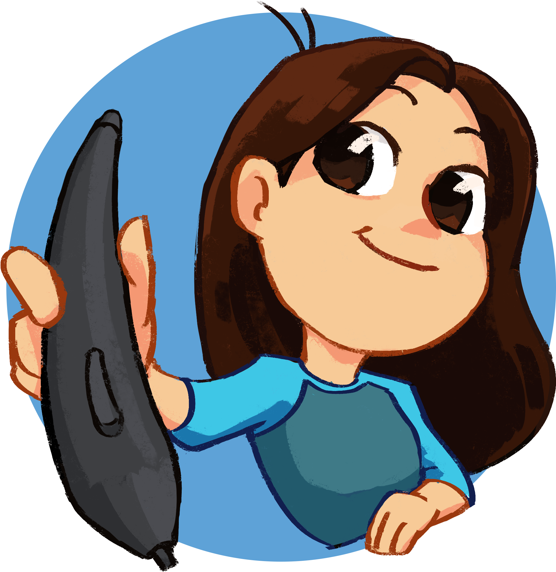 Karen Chu - Cartoon (2094x2118), Png Download