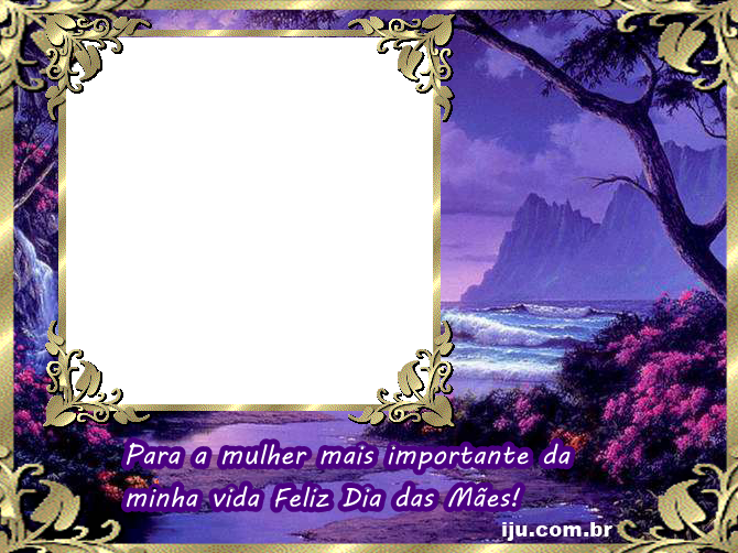 Moldura Para Fotos Dia Das Mães - Mermaid And Merman In Love (670x502), Png Download