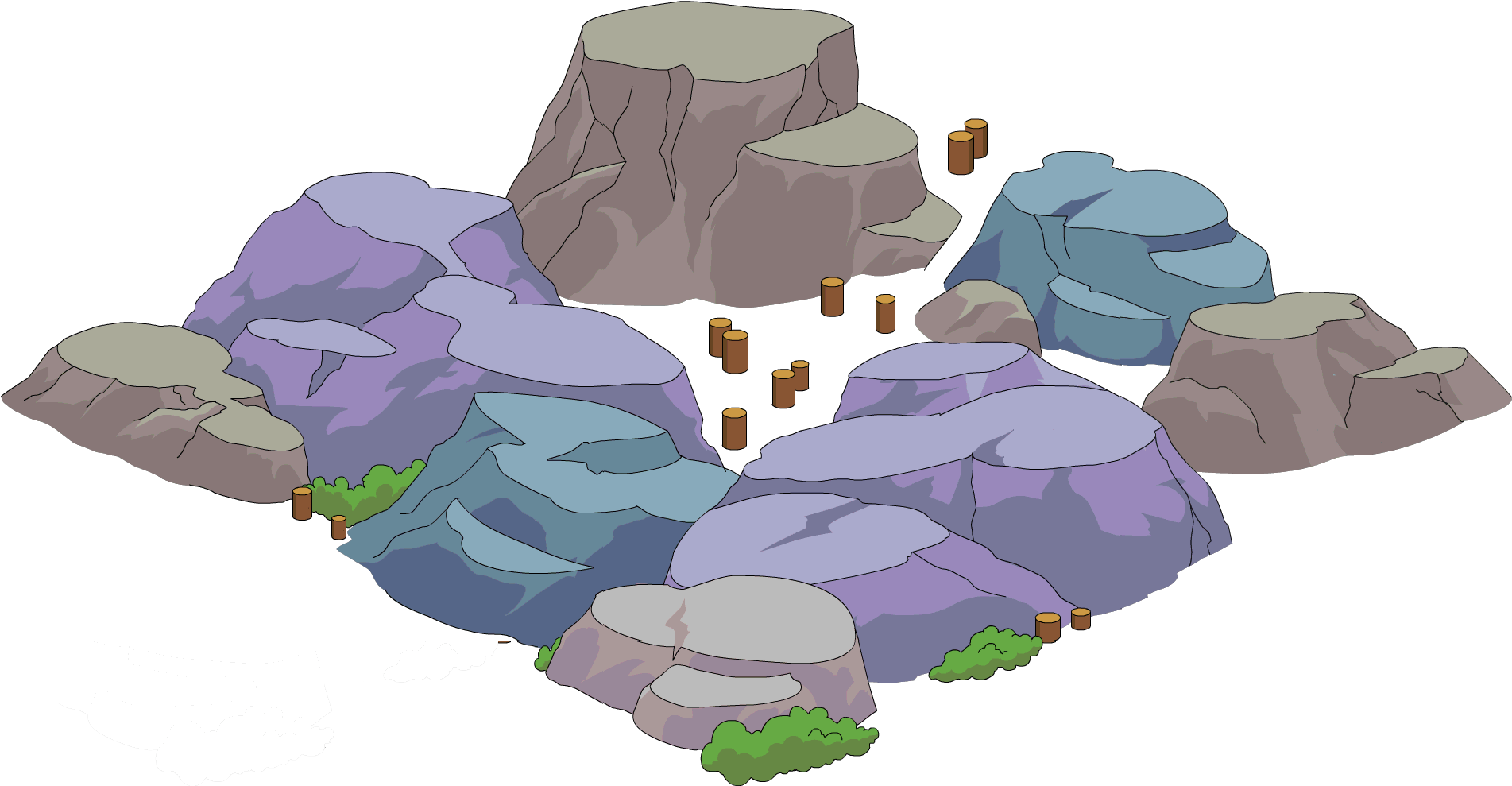 Tapped Out Mountain Destruction - Illustration (2000x1000), Png Download