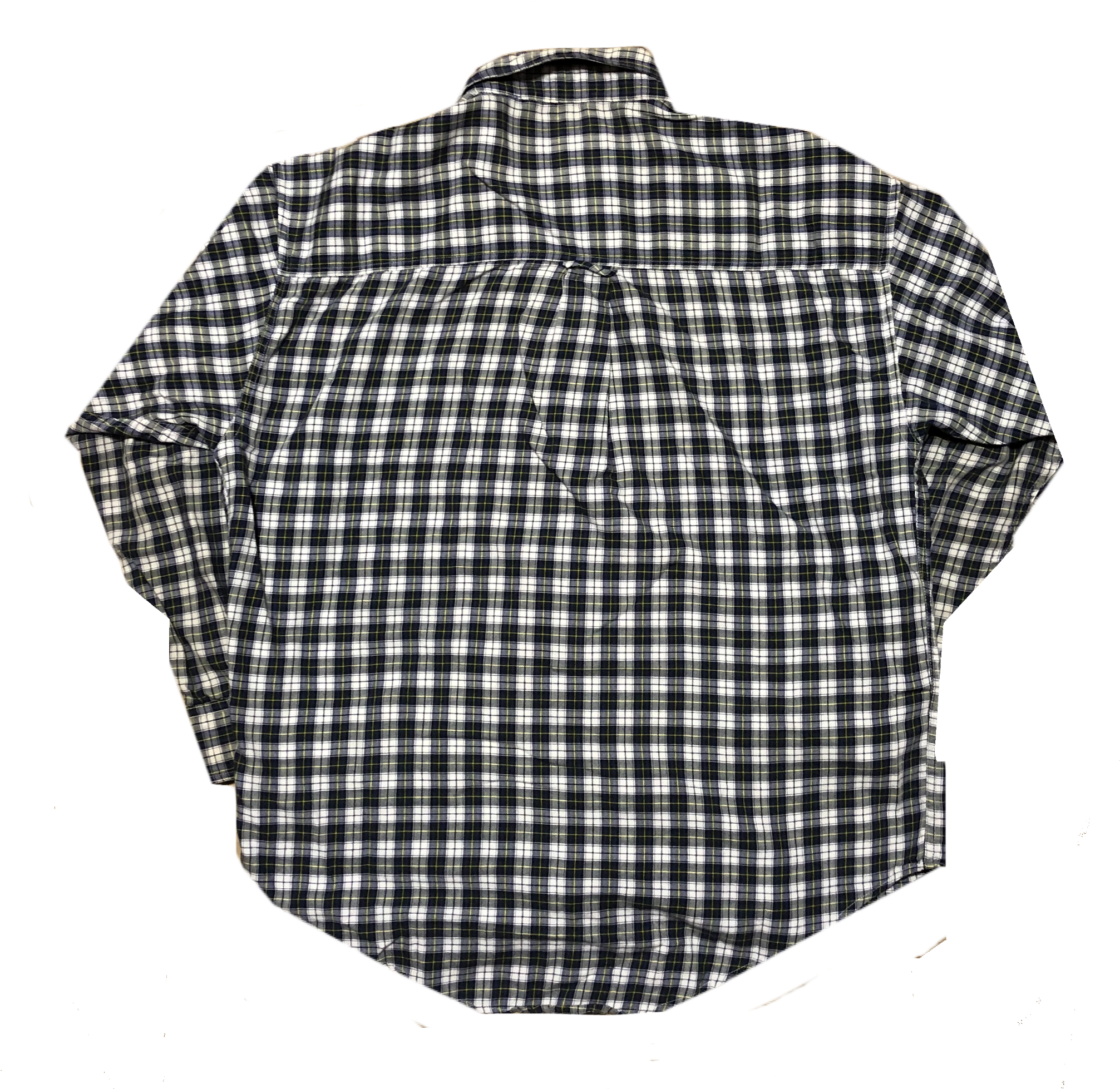 Vintage 90s Distressed Chaps Ralph Lauren Plaid Flannel - Borda Do Circulo De Bandeirinha Junina (2048x2048), Png Download