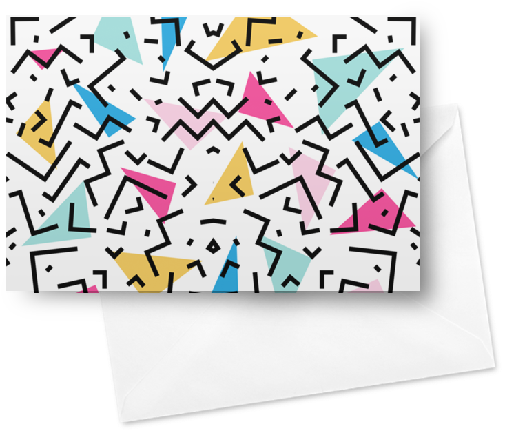 Cartão Dizzy Funky Colorful Pattern De Tobias Fonsecana - Pattern (800x800), Png Download